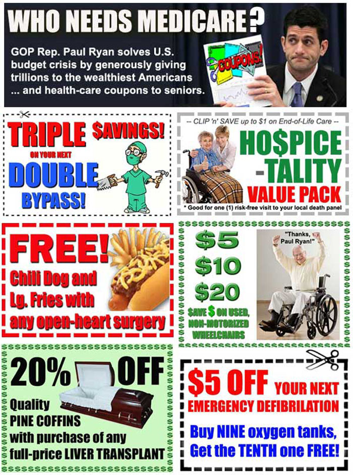 Paul Ryan's Medicare Coupons